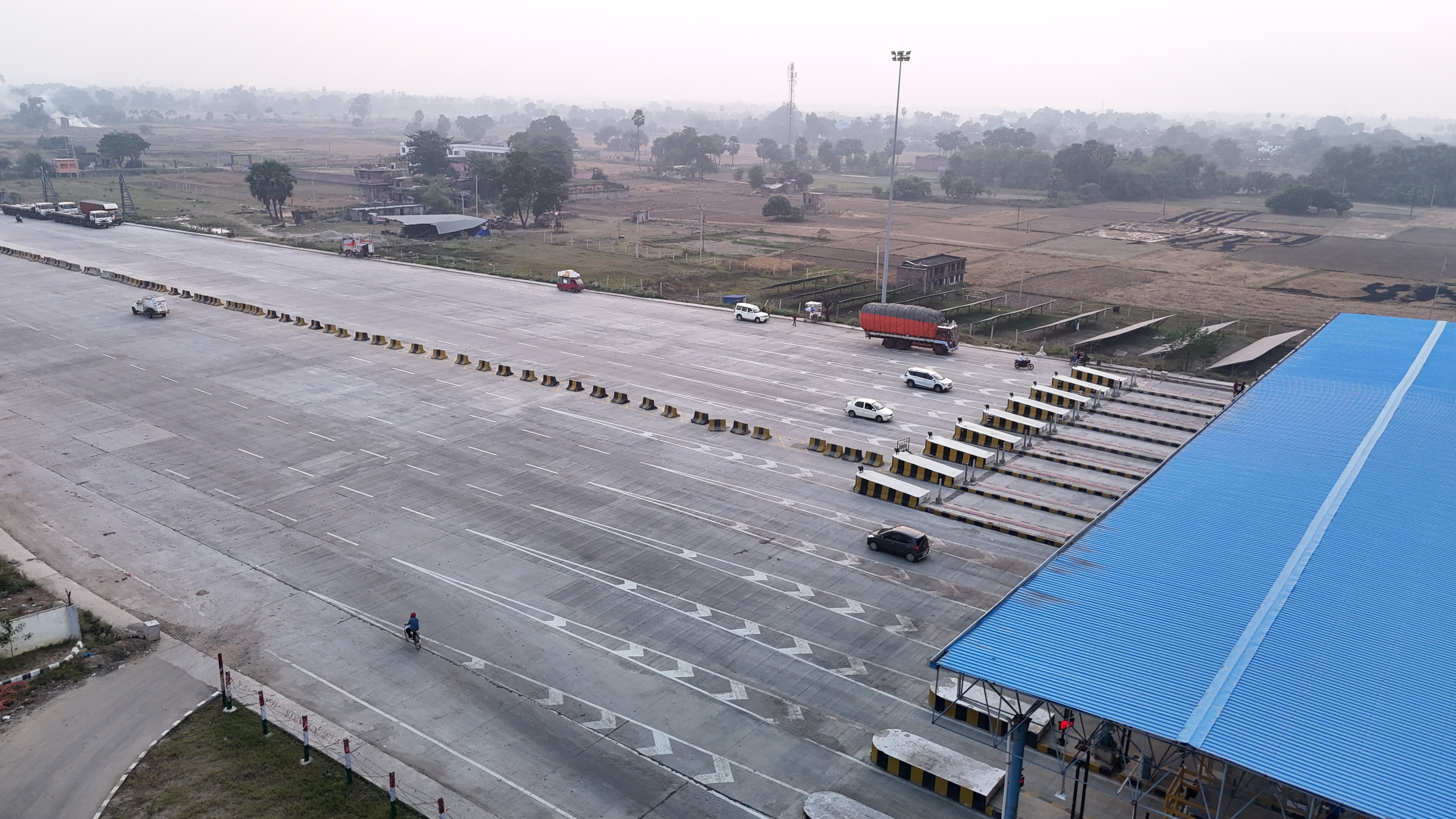 Completed Highway with Beautiful Scenery