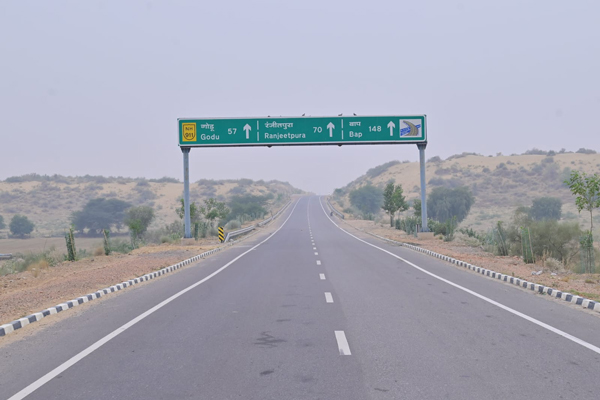 Completed Highway with Beautiful Scenery