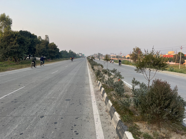 Aerial View of the Highway